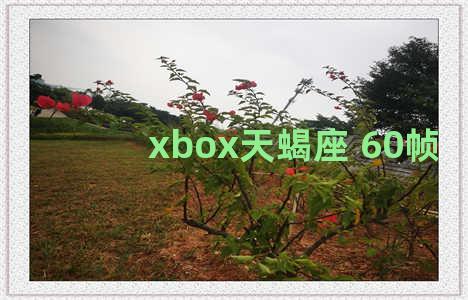 xbox天蝎座 60帧